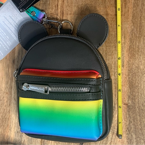 Mickey Mouse Loungefly
Wristlet Mini Backpack Rainbow Disney
Pride Collection - Picture 12 of 16